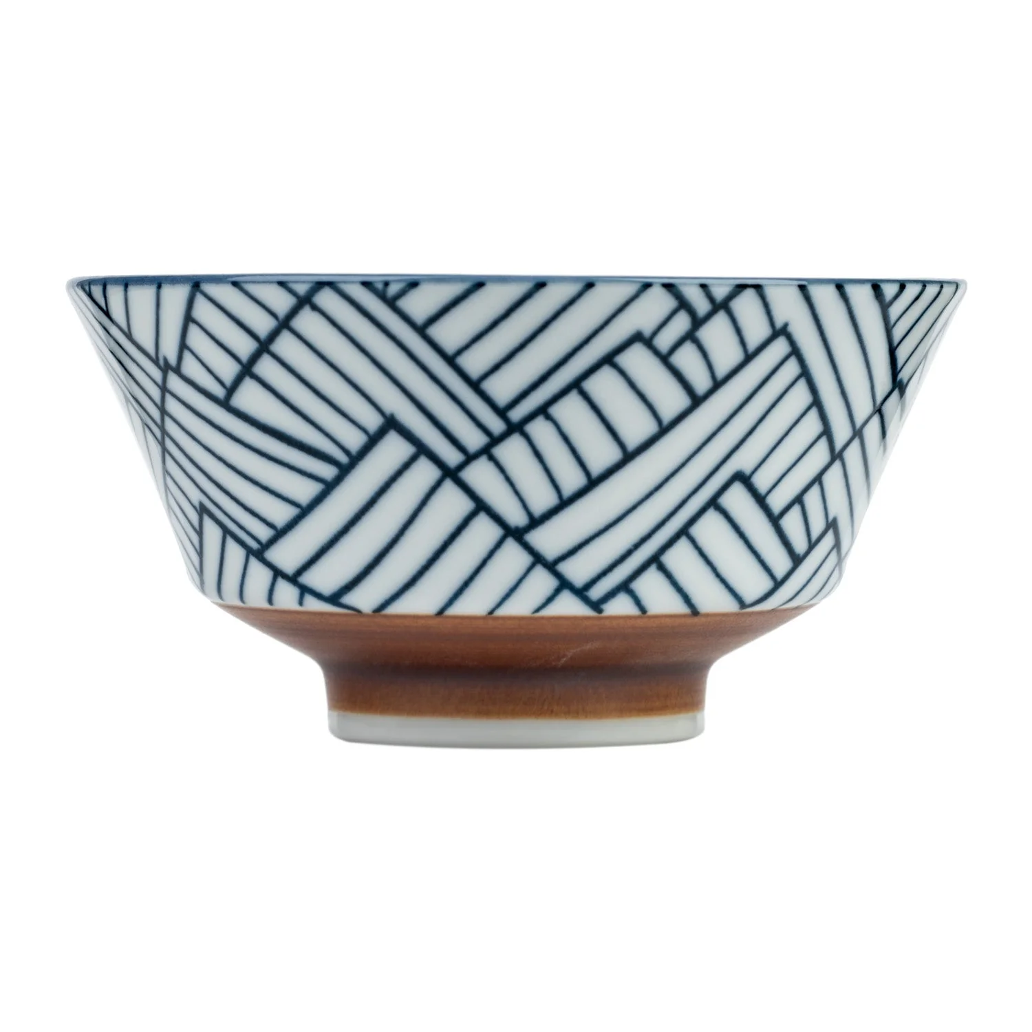 Ajiromon Geometric Japanese Rice Bowl - Image 3