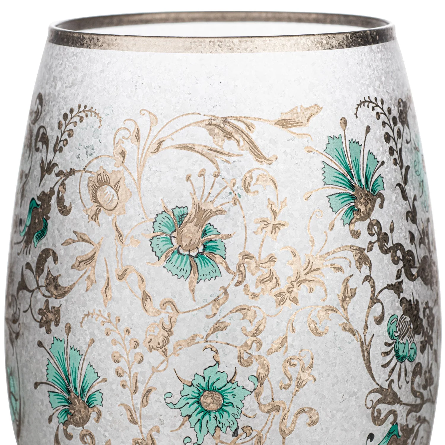 Arabesque Silver Premium Japanese Wine Glass - Image 3