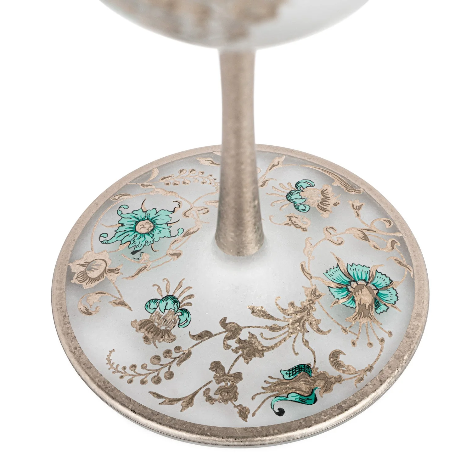Arabesque Silver Premium Japanese Wine Glass - Image 4