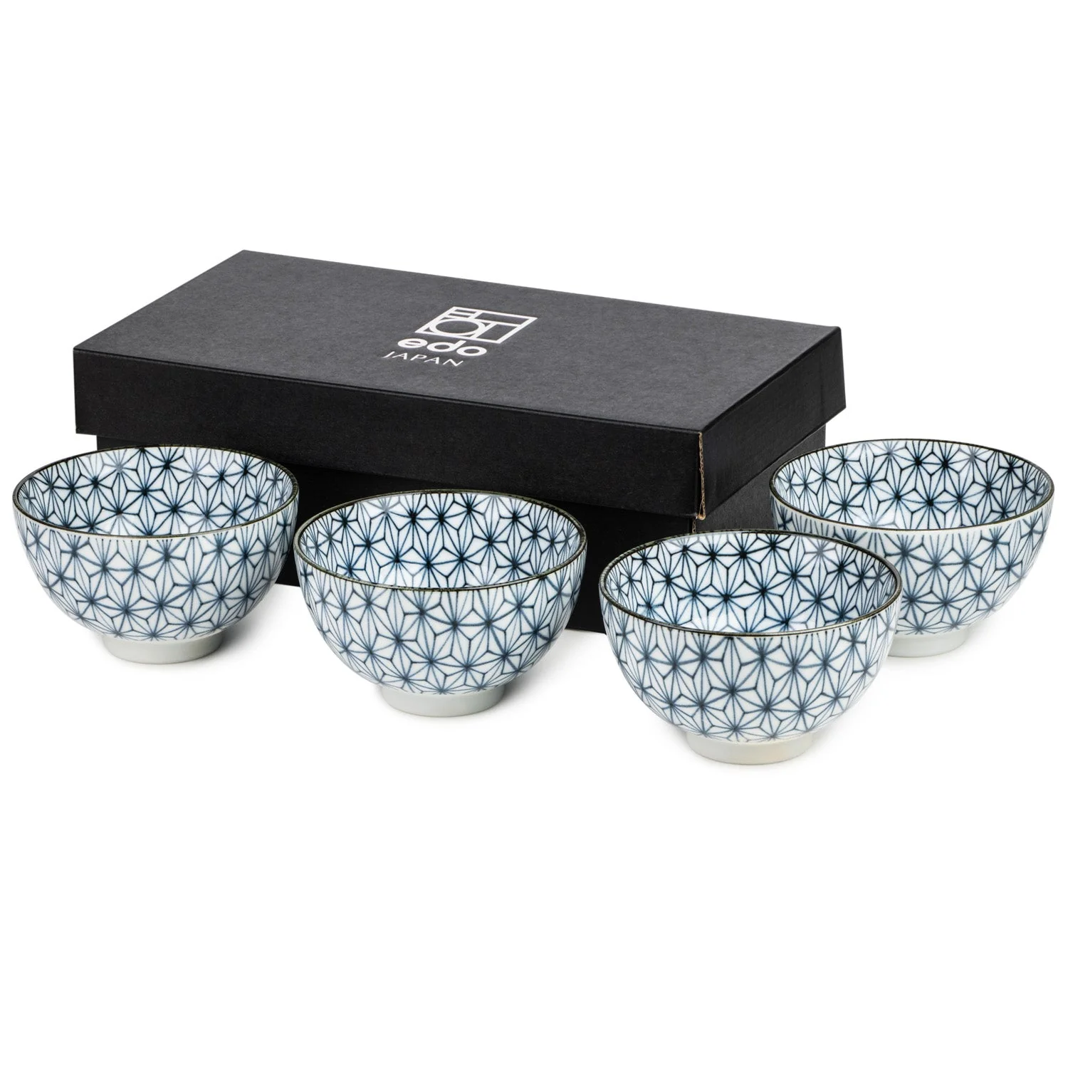 Asanoha Traditional Japanese Rice Bowl Set - Image 4