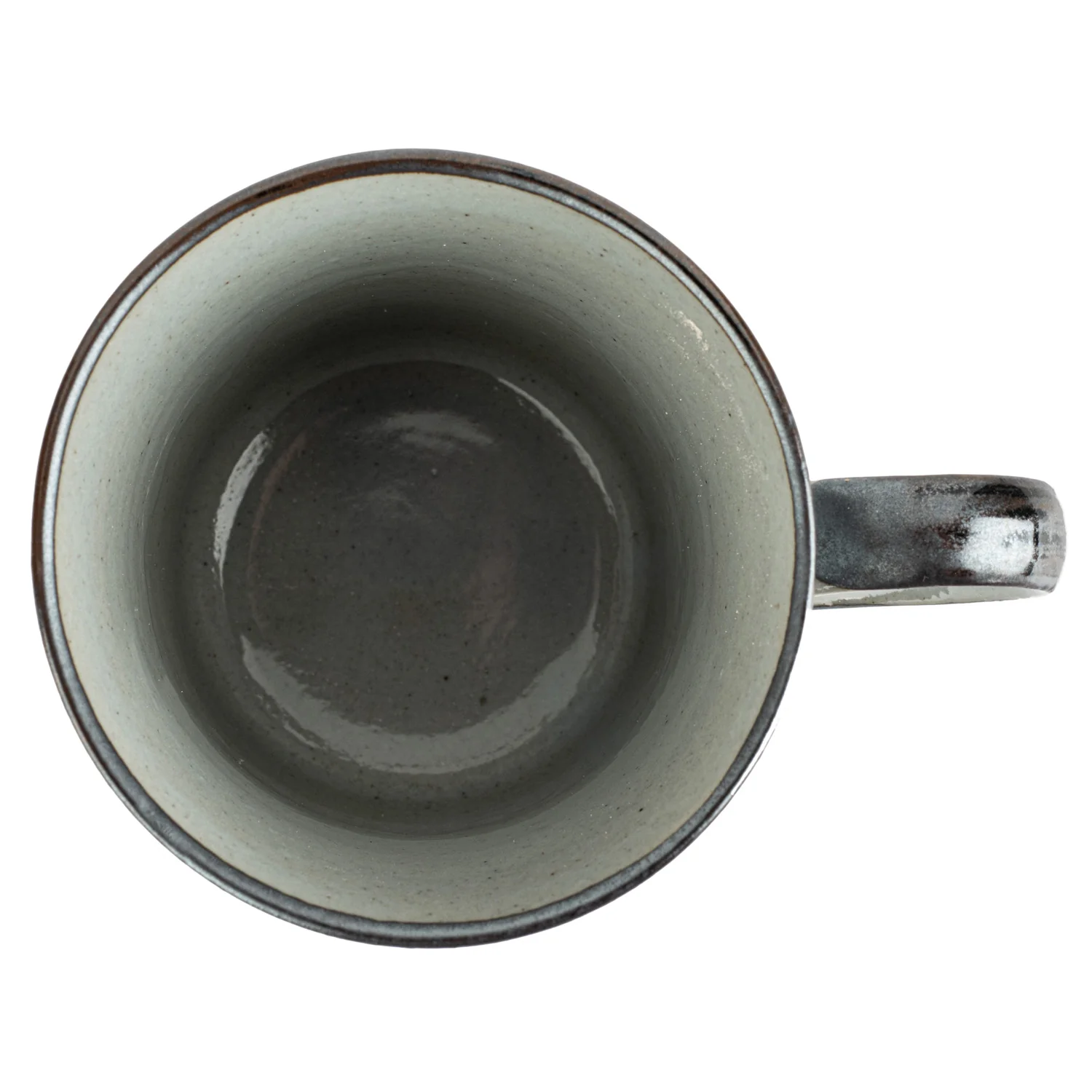 Black Flower Garden Japanese Mug - Image 4