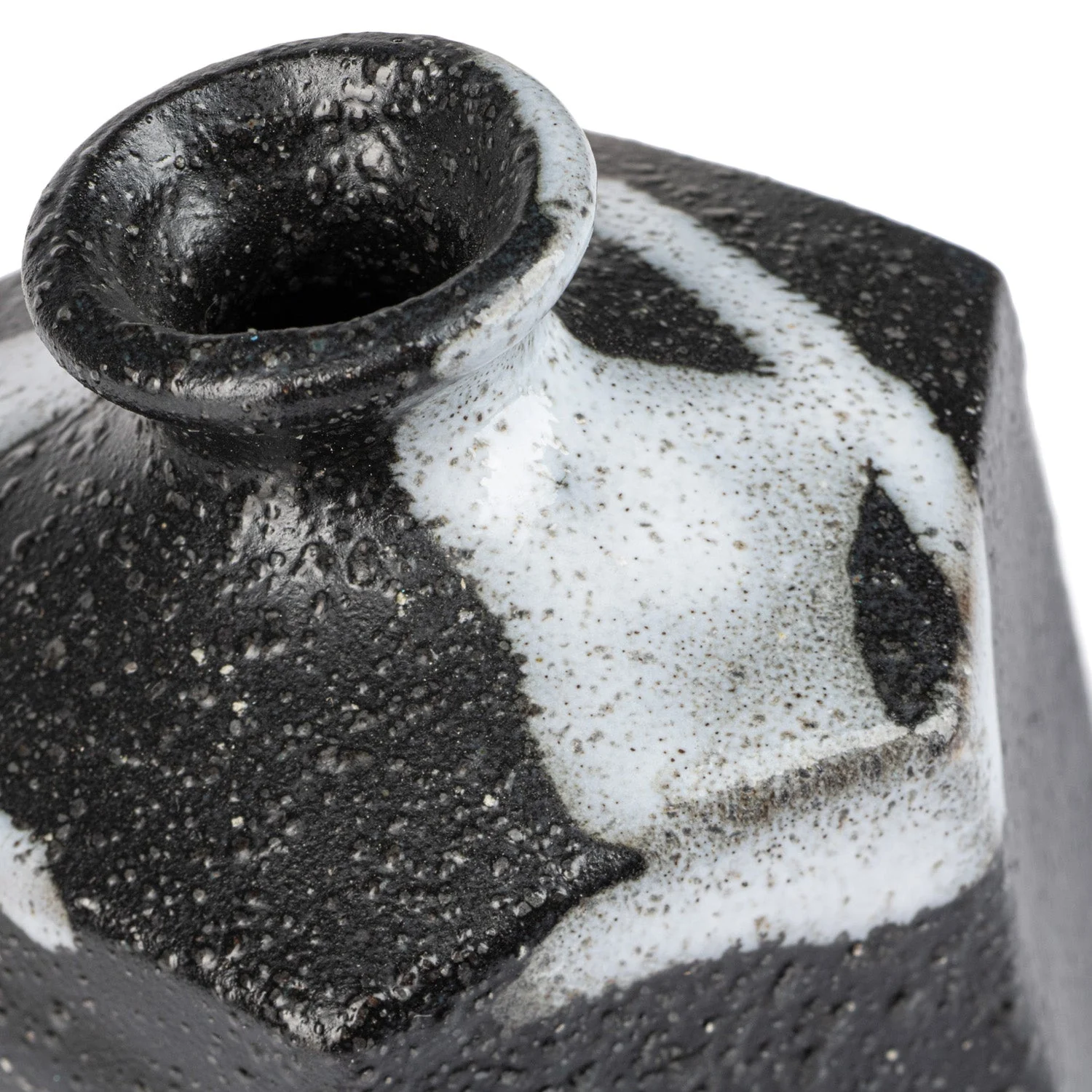 Black Ichirin Sashi Japanese Mini Vase - Image 3