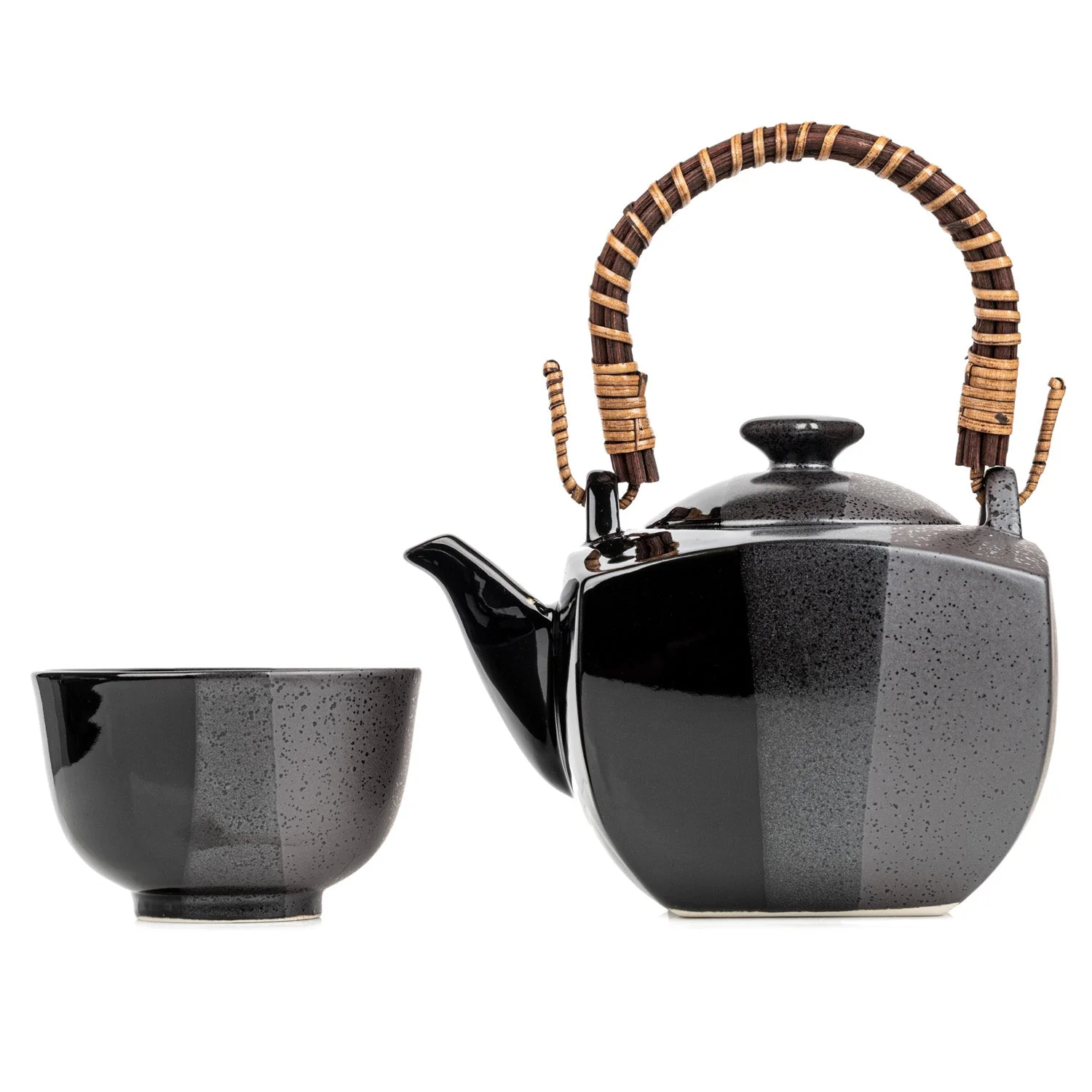 Black Nanban Traditional Japanese Tea Pot Set - Image 4