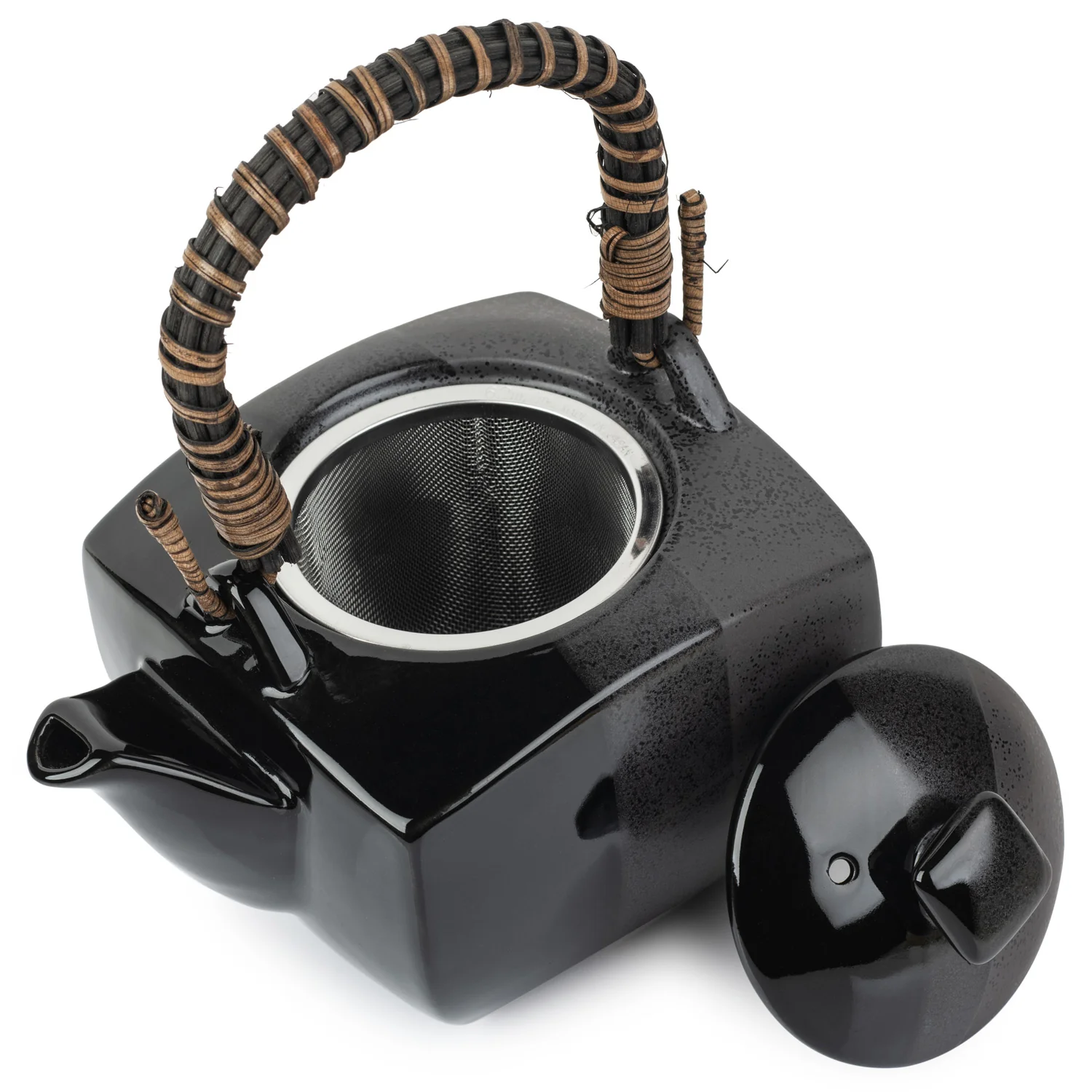 Black Nanban Traditional Japanese Teapot - Image 3
