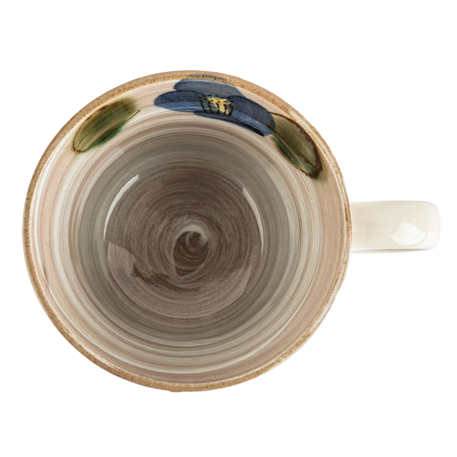 Blue Camellia Japanese Mug - Image 4