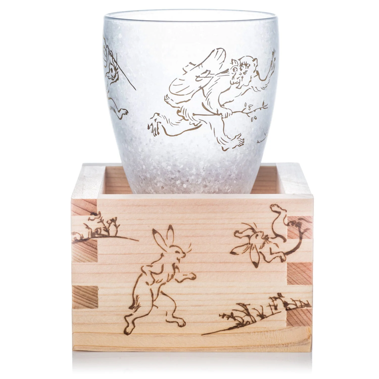 Choju Giga Premium Japanese Masuzake Set - Image 3