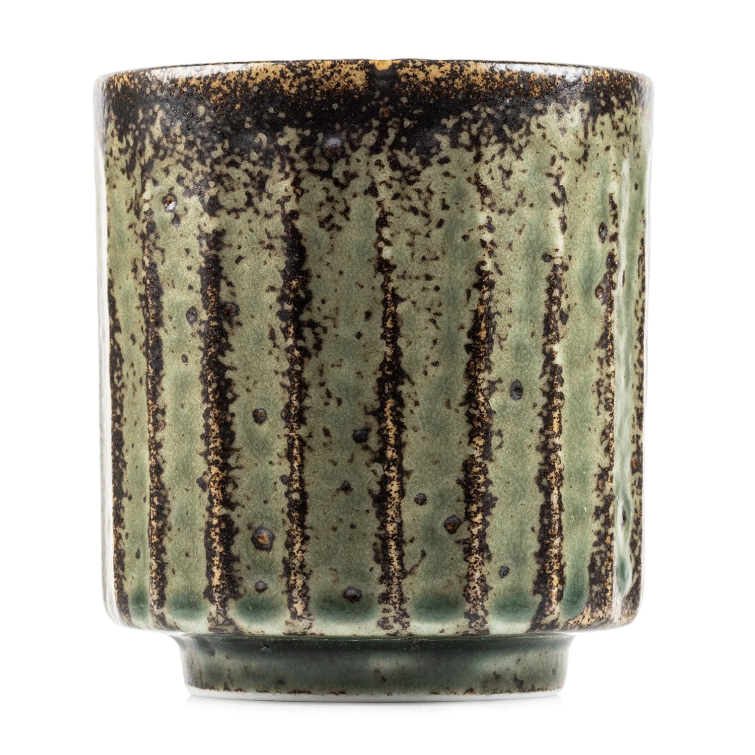 Green Wabi Sabi Premium Japanese Tea Cup - Image 3