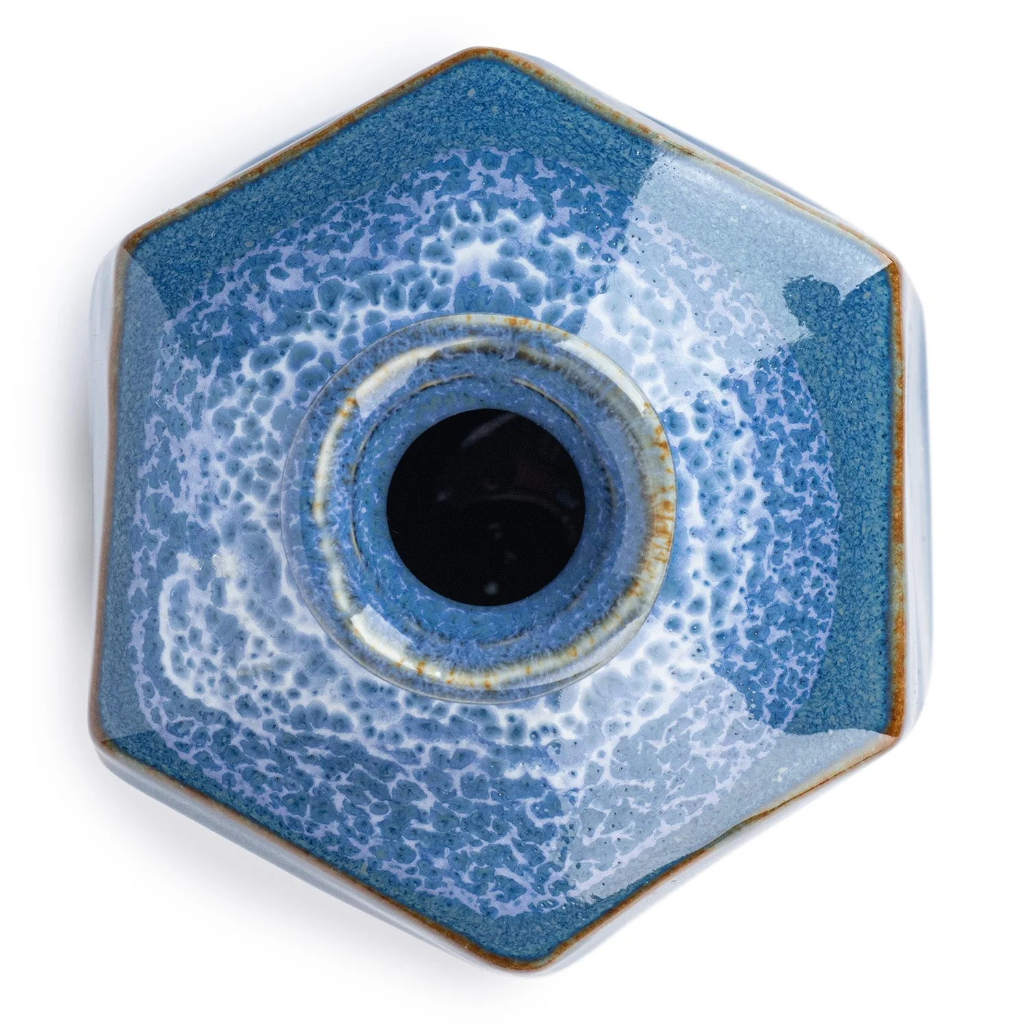 Indigo Blue Namako Japanese Mini Vase - Image 4