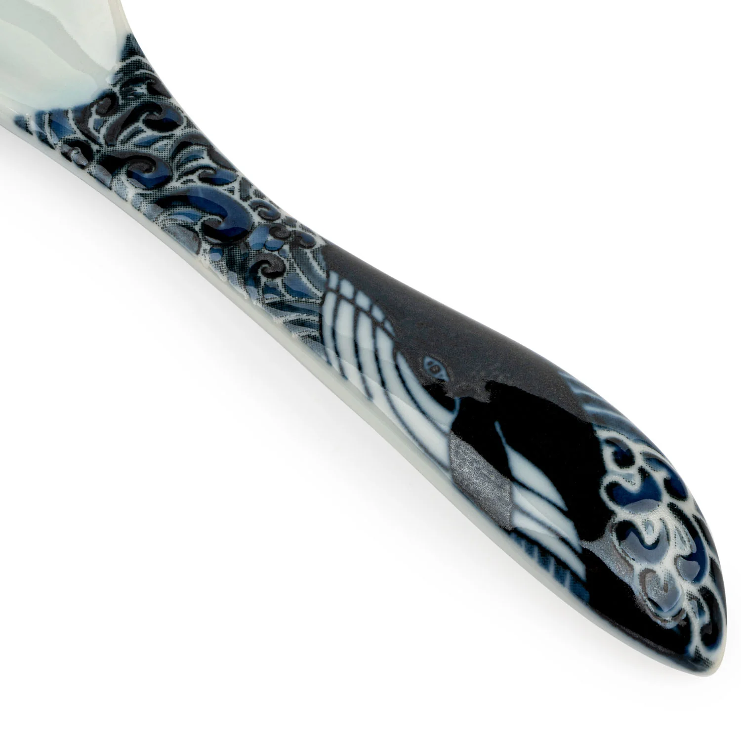Indigo Blue Whale Premium Japanese Soup Spoon - Image 3