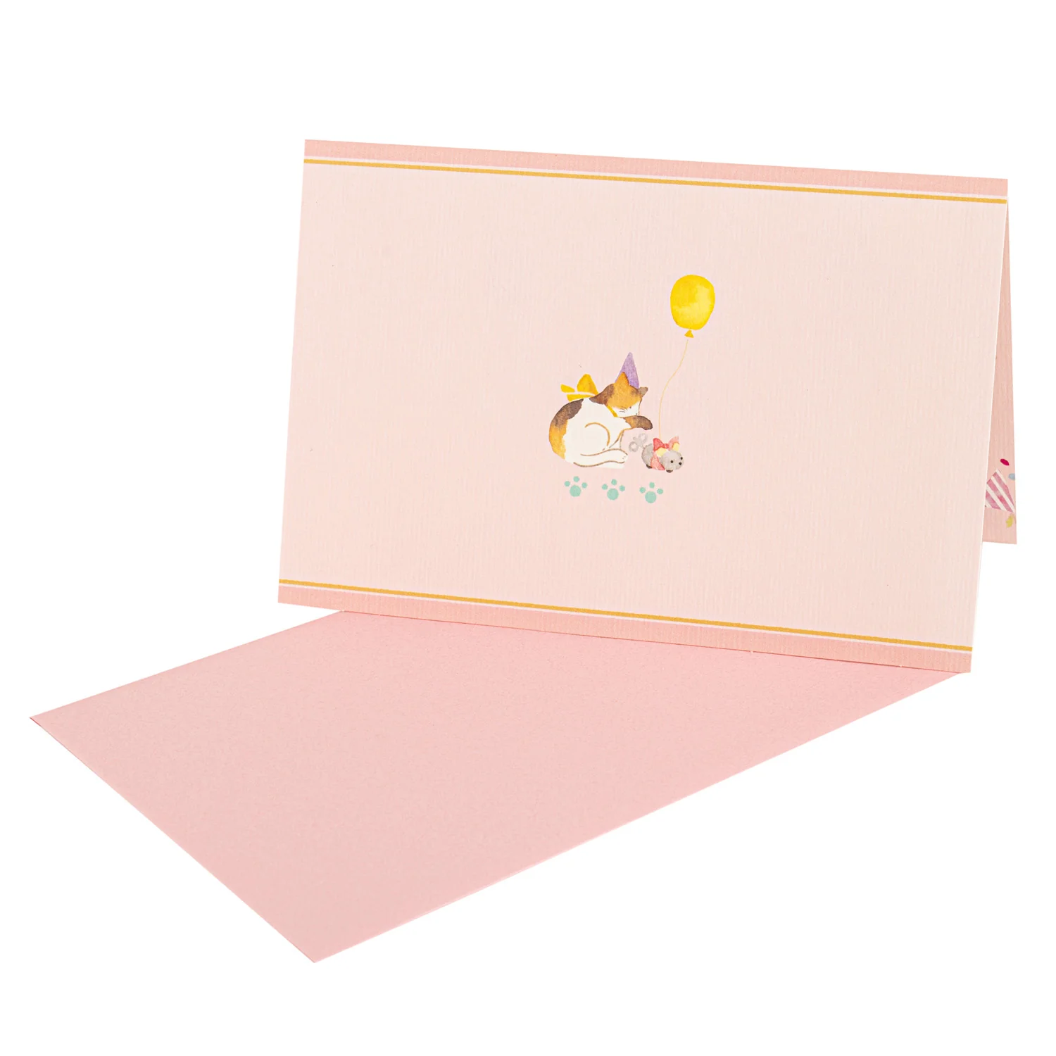 Lucky Cats Pop Open Japanese Birthday Card - Image 3