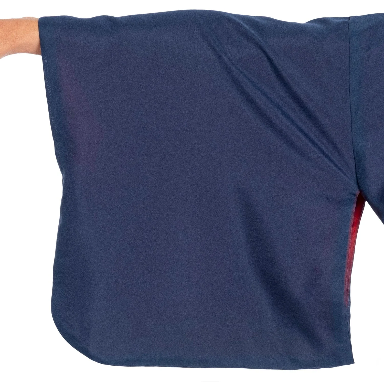 Navy Chrysanthemum Polyester Japanese Yukata - Image 4