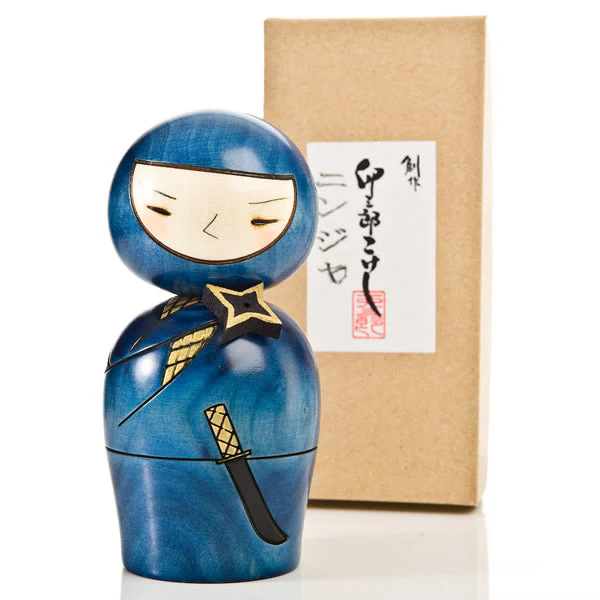 Ninja Authentic Japanese Kokeshi Doll - Image 3