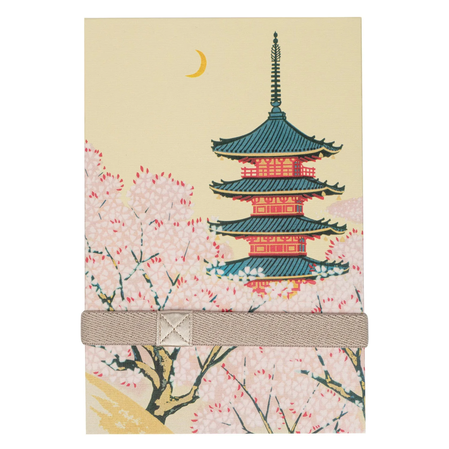 Pagoda and Cherry Blossom Japanese Stamp Book - Image 3