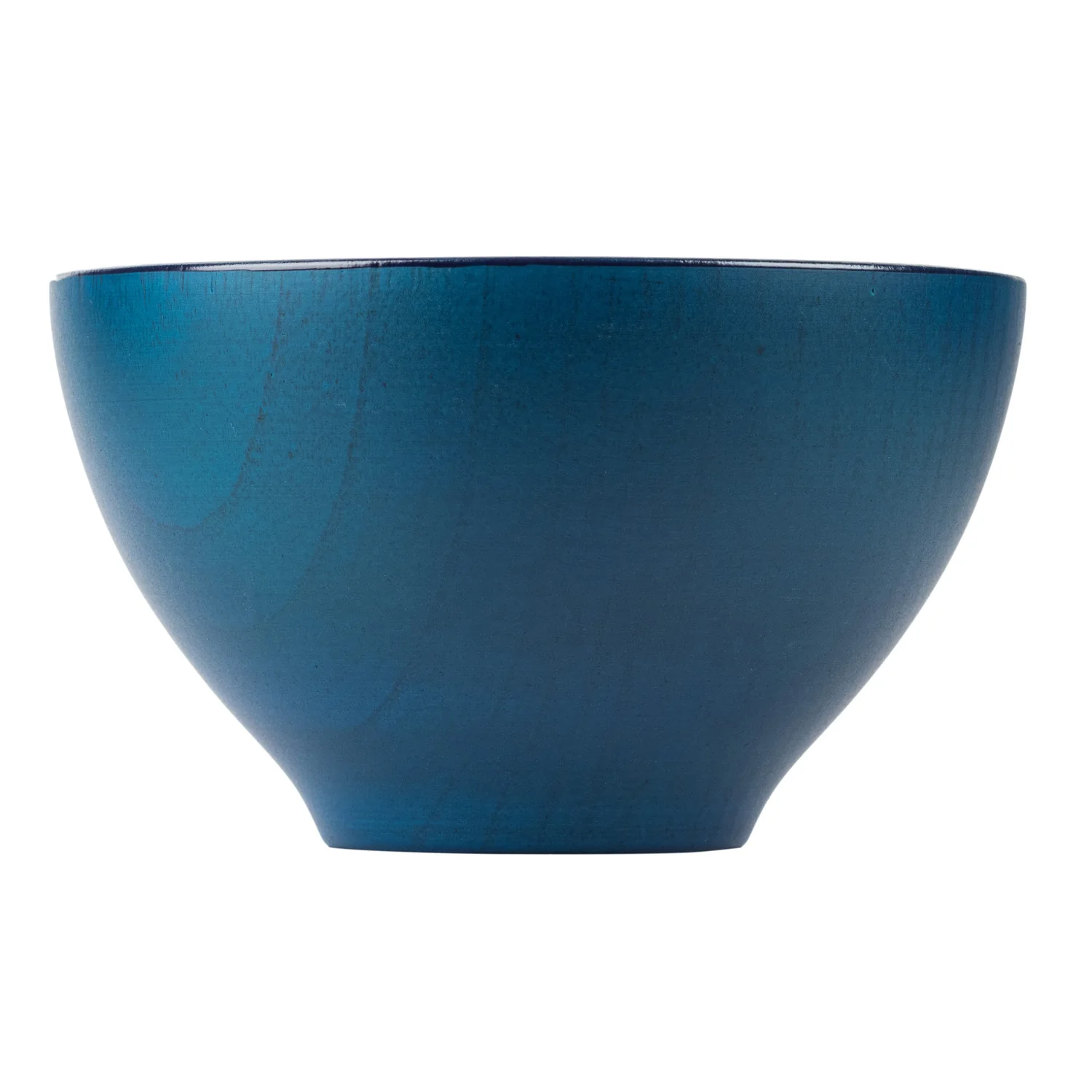 Premium Blue Japanese Wooden Soup Bowl - Image 3