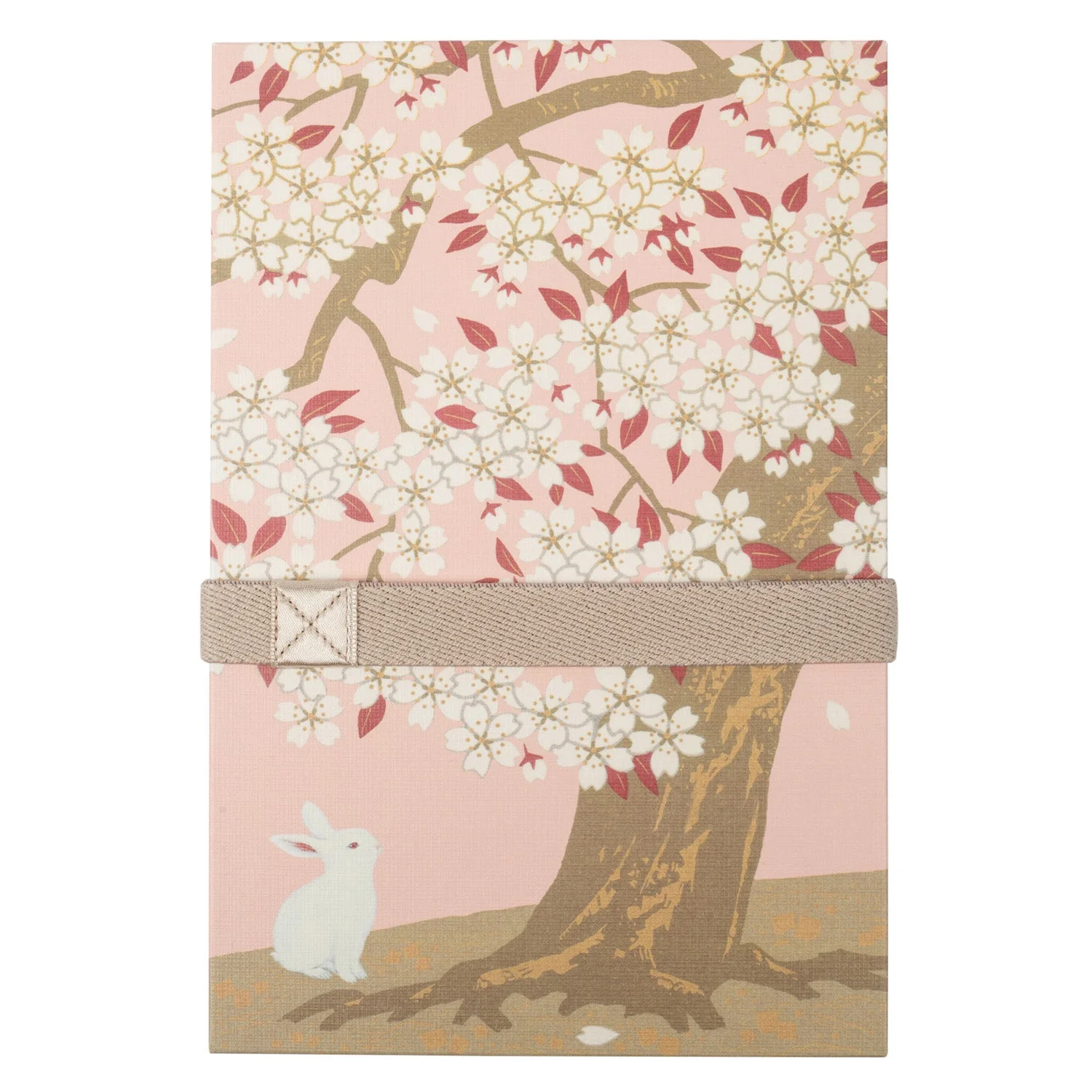 Rabbit and Cherry Blossom Japanese Stamp Book - Image 3
