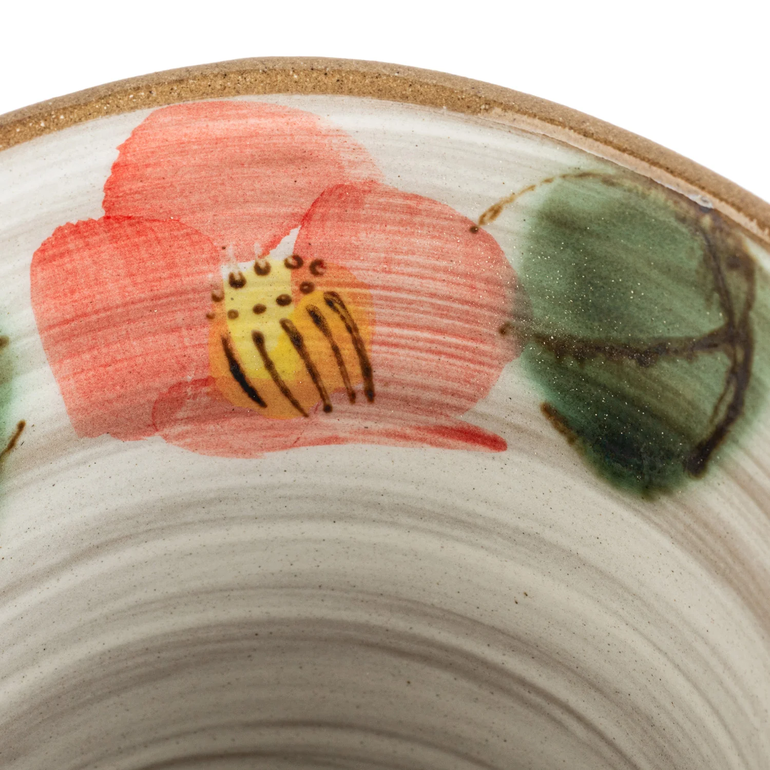 Red Camellia Japanese Mug - Image 3