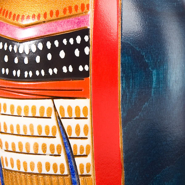 Samurai General Japanese Kokeshi Doll - Image 4