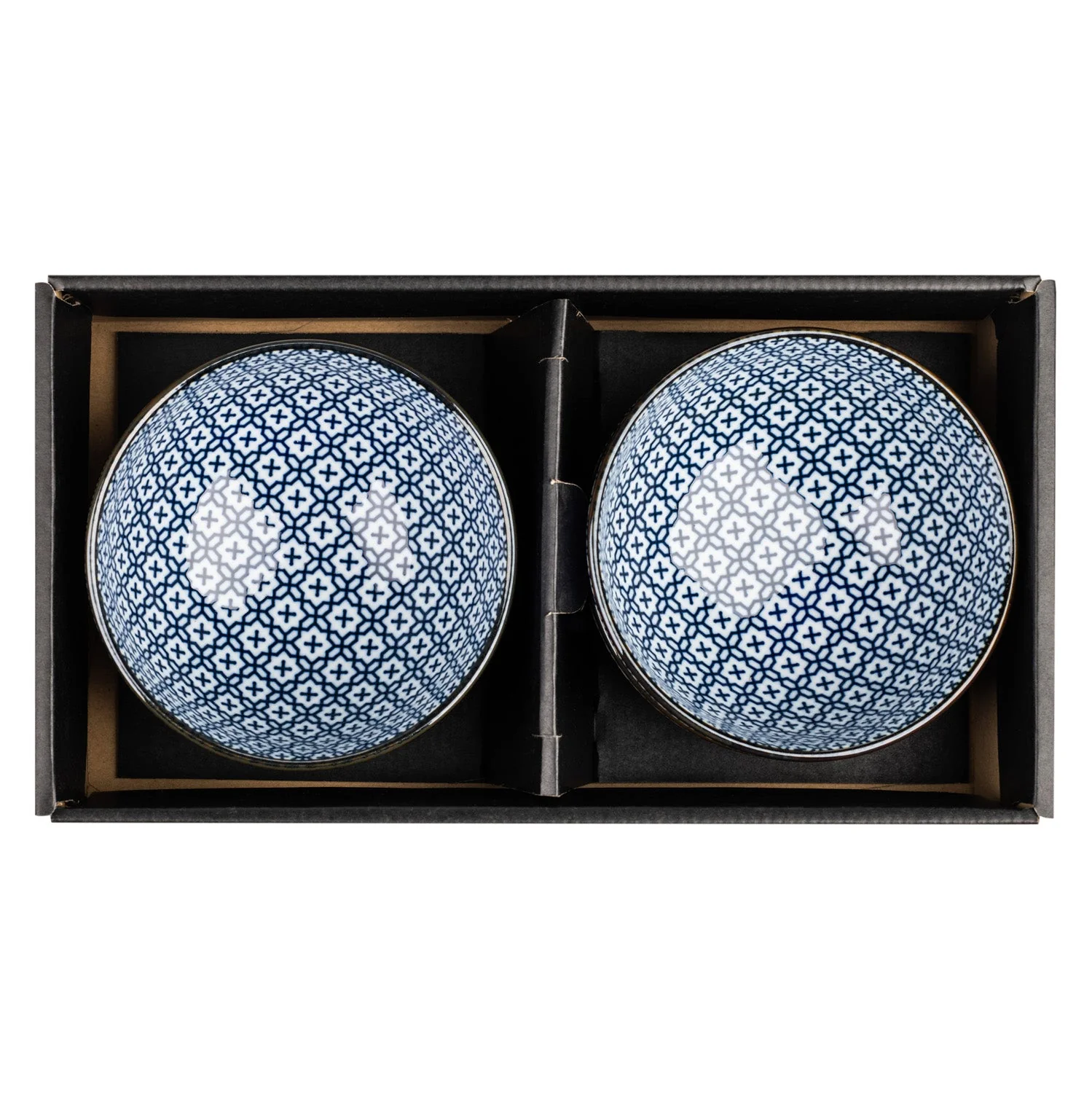 Sashiko Traditional Japanese Rice Bowl Set - Image 3