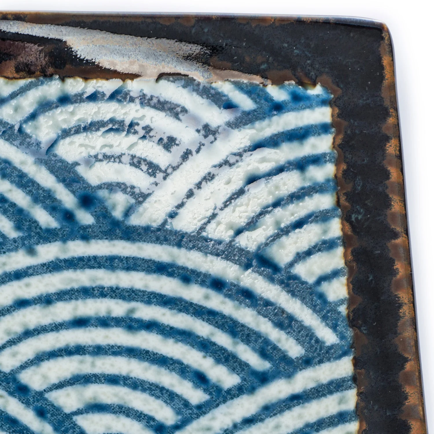 Seikaiha Traditional Japanese Sushi Plate - Image 3