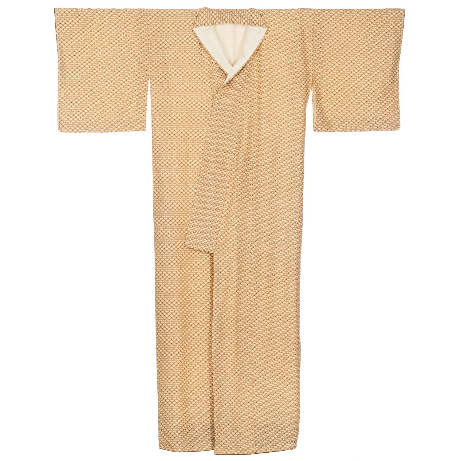 Sensu Fan Japanese Vintage Silk Kimono - Image 3