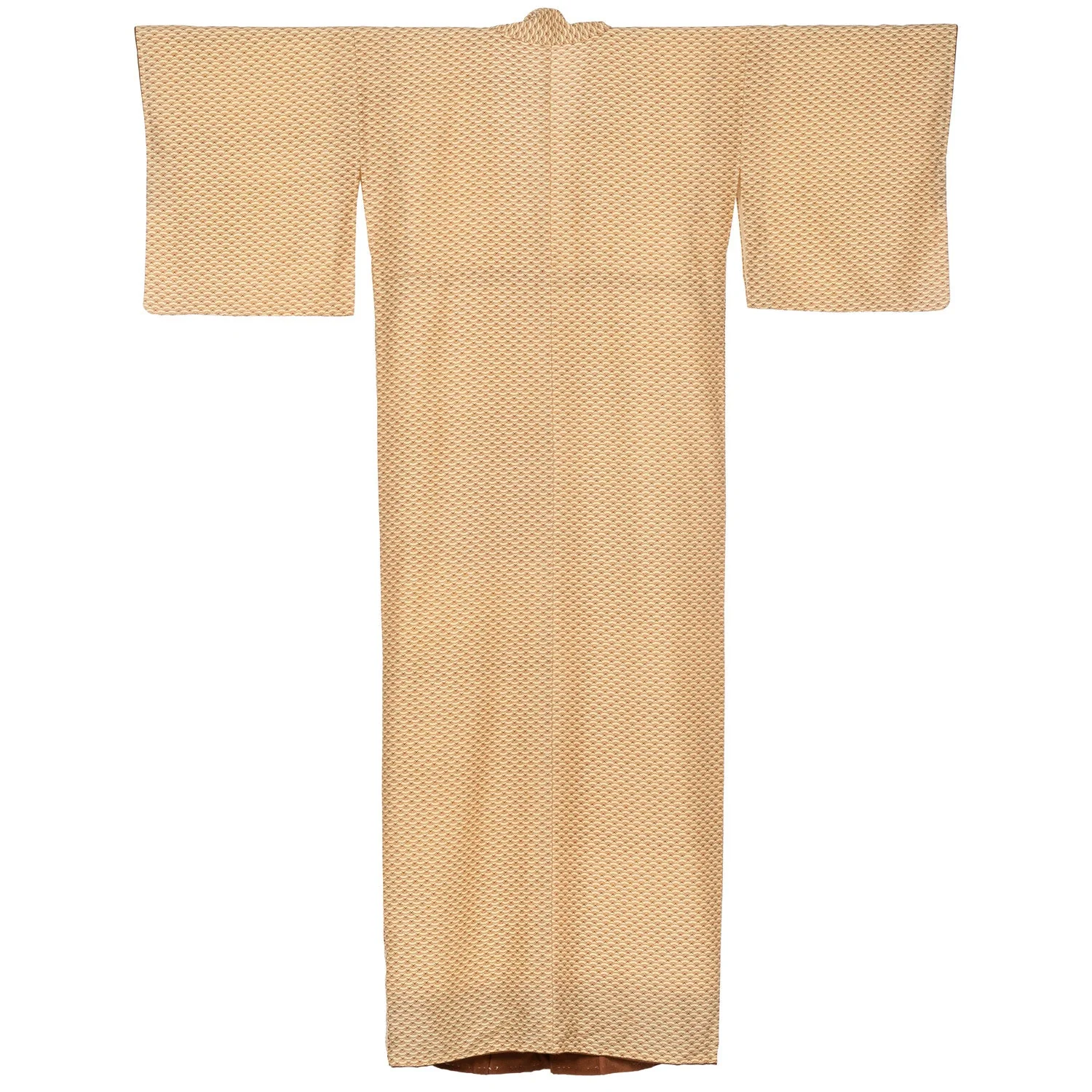 Sensu Fan Japanese Vintage Silk Kimono - Image 4