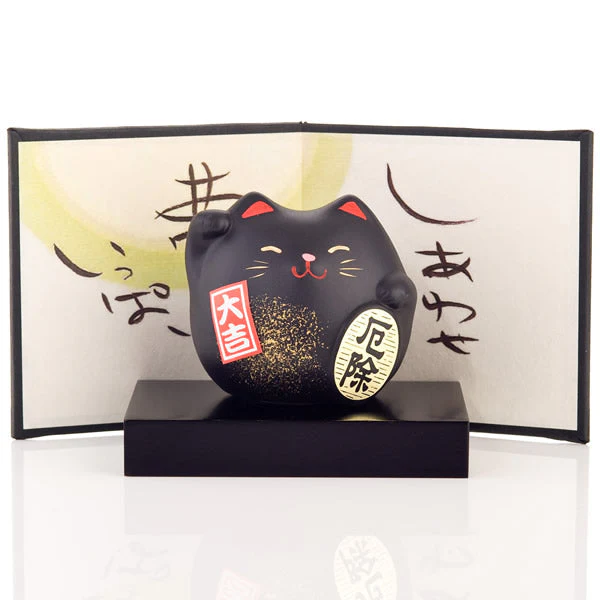 Small Feng Shui Good Health Lucky Cat - Image 3