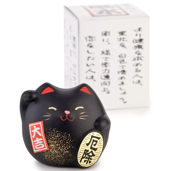 Small Feng Shui Good Health Lucky Cat - Image 4
