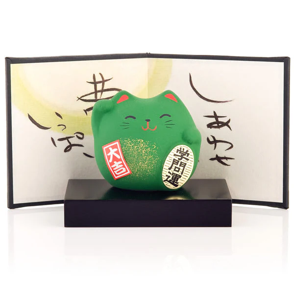 Small Feng Shui Study Lucky Cat - Image 3