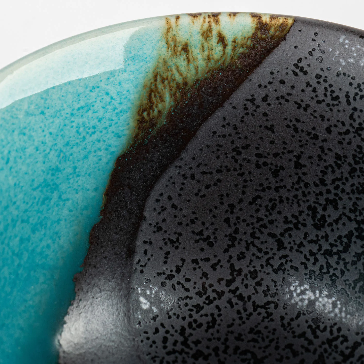 Sora Blue and Grey Japanese Tea Cup - Image 3