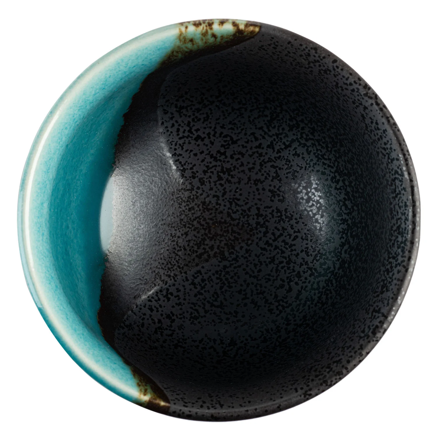 Sora Blue and Grey Japanese Tea Cup - Image 4