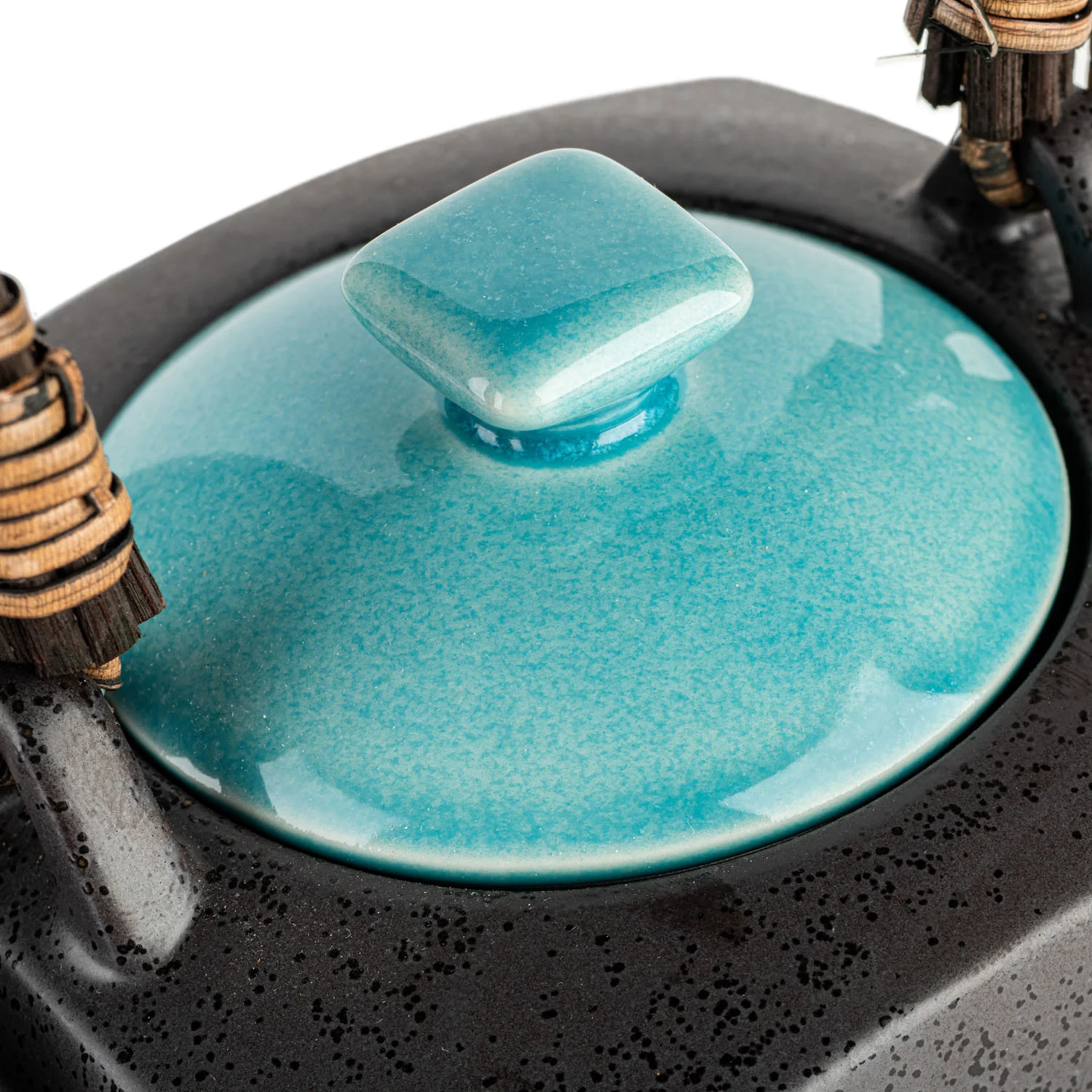 Sora Blue and Grey Japanese Tea Pot - Image 3