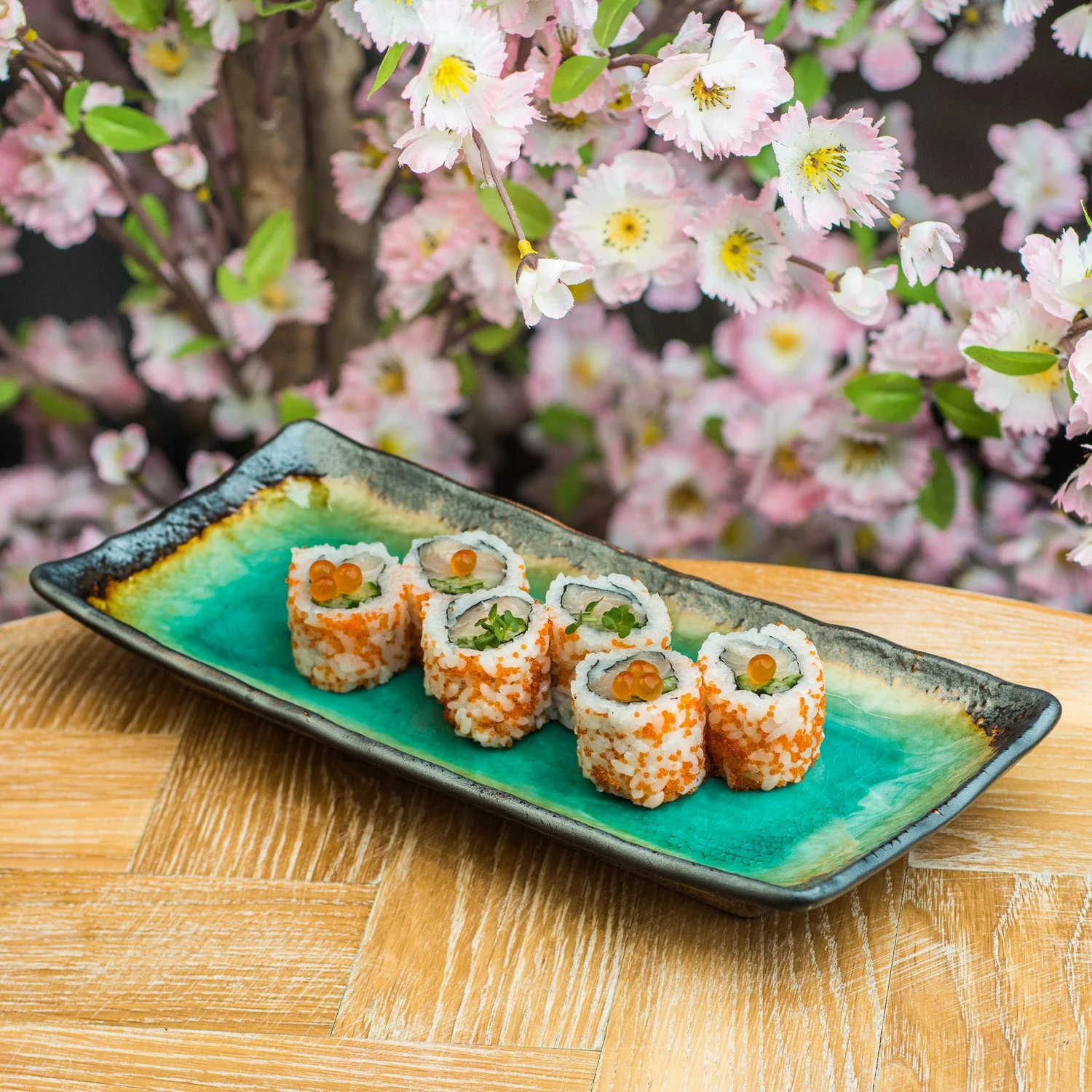 Turquoise Crackleglaze Oblong Plate - Image 4