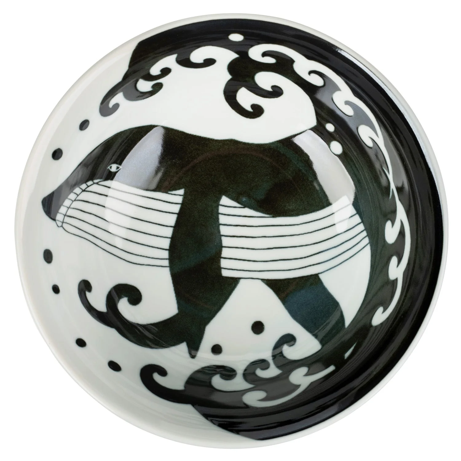 Whale Indigo Blue Japanese Ramen Bowl Set - Image 6